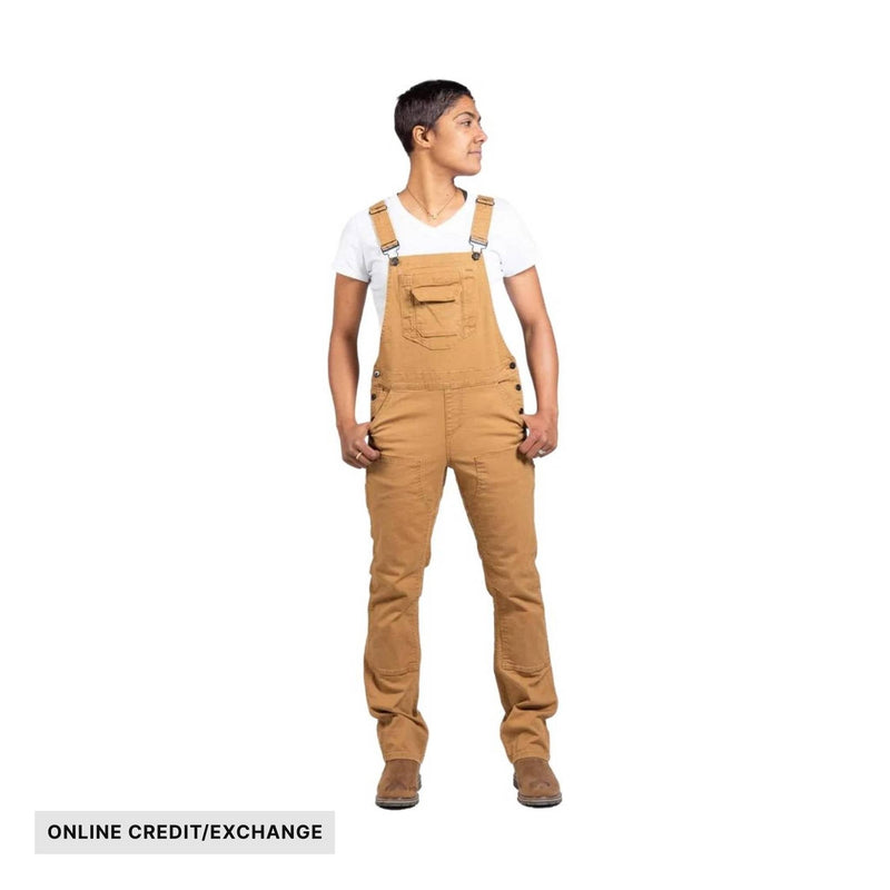 Dovetail Women's Freshley Overall - Saddle Brown