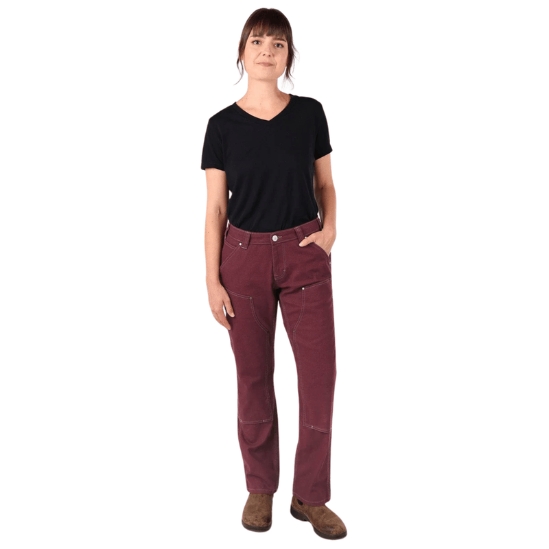Dovetail Women's Anna Taskpant - Elderberry Canvas