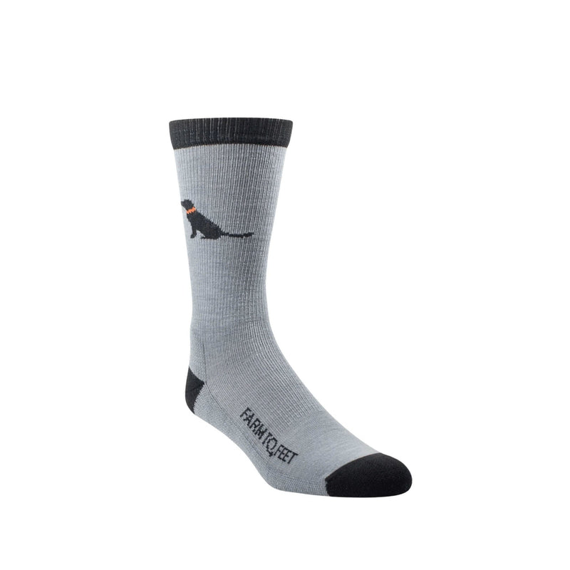 Farm To Feet Men's Sunderland Light Cushion Crew Socks - Black