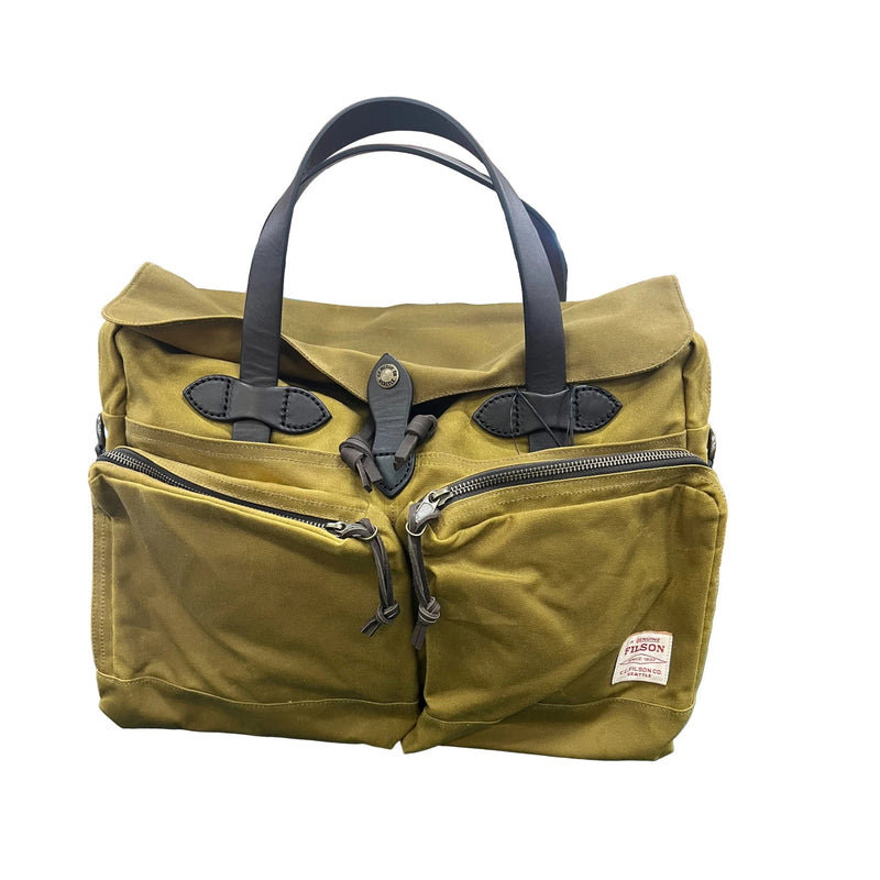 Filson 24 Hour Tin Briefcase - Dark Tan