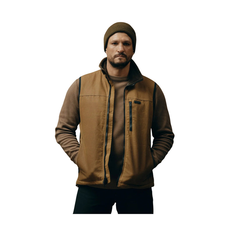 Filson Men's Tin Cloth Primaloft Vest - Dark Tan