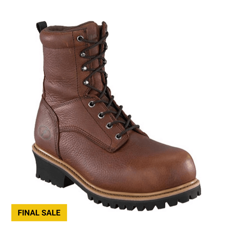 Florsheim Men's Composite Toe Waterproof Logger - Brown