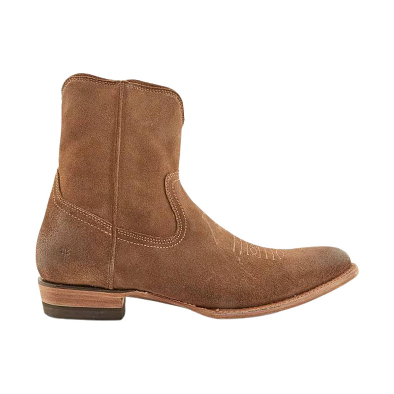 Frye Men's Austin Inside Zip Roughout Ankle Boots - Dark Ash