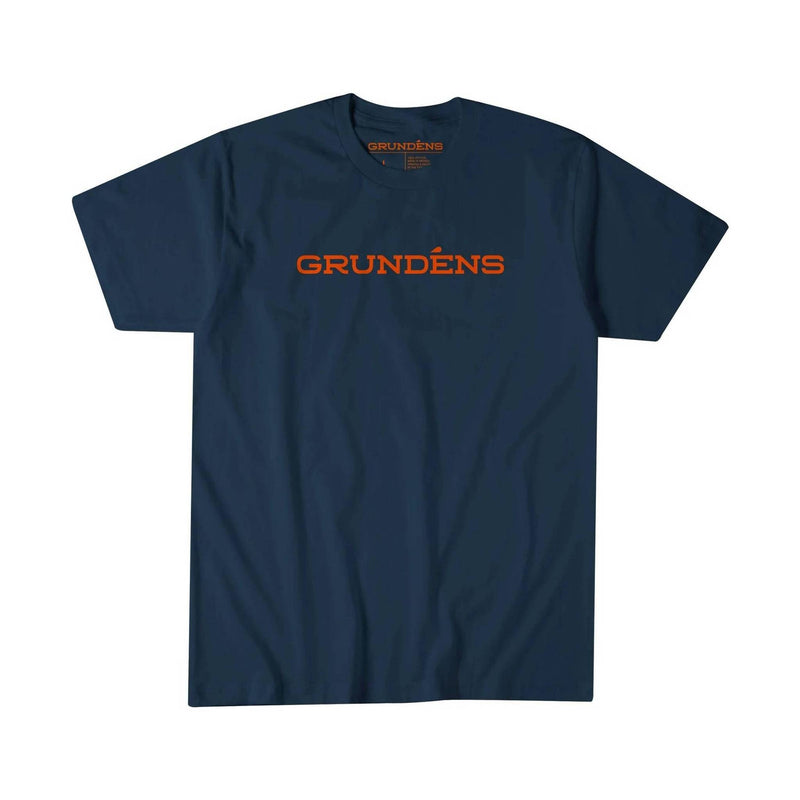 Grundens Men's Wordmark T-Shirt - Navy