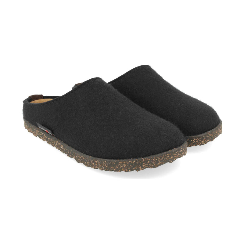 Haflinger Manhattan Slippers - Black