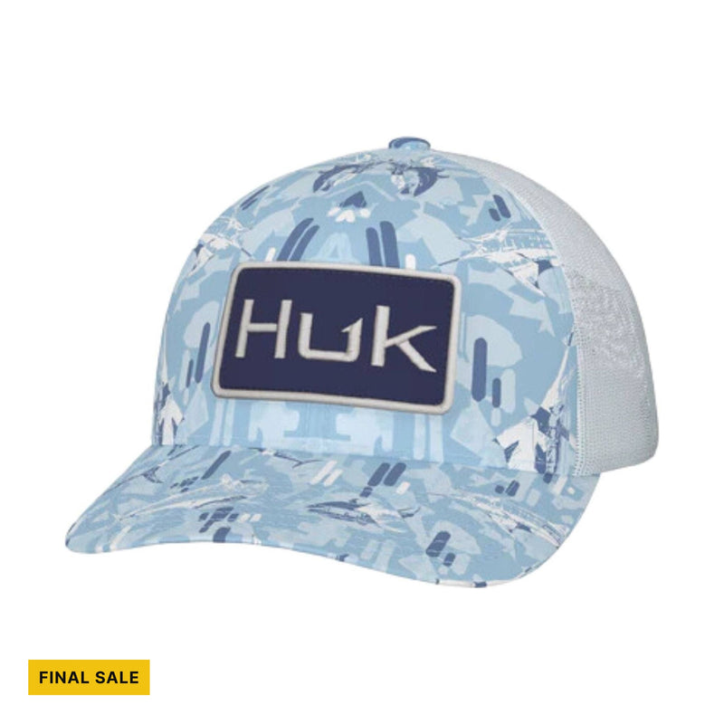 Huk KC Apex Vert Trucker Hat - Ice Water