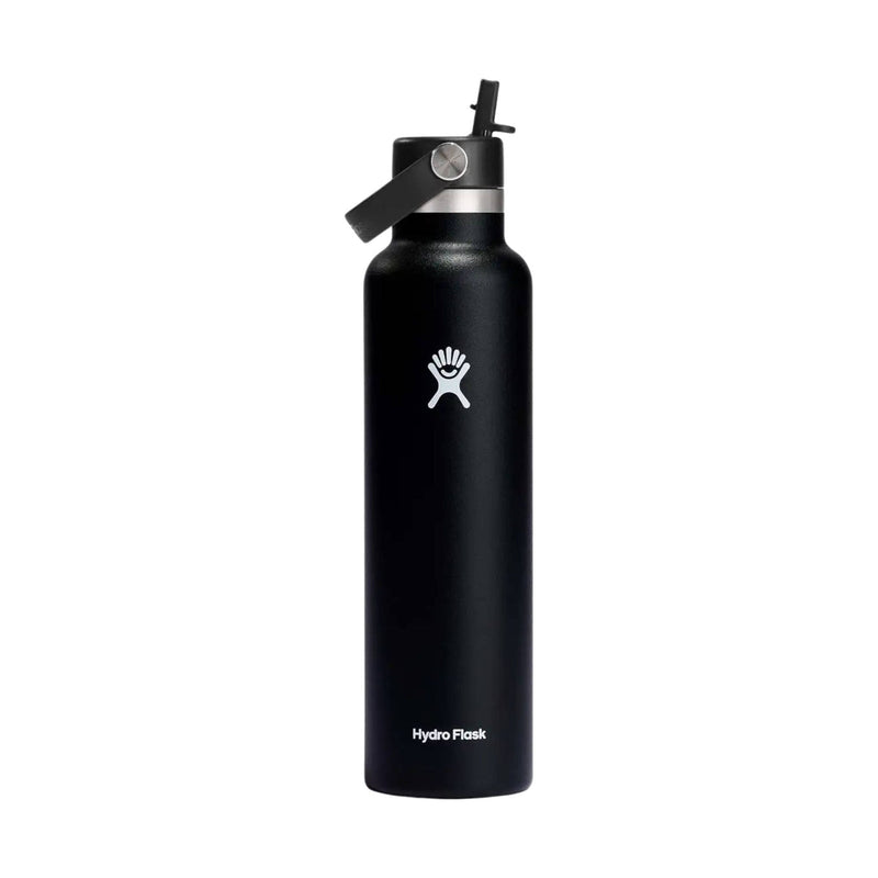 Hydro Flask 24 oz Standard With Flex Straw Cap - Black