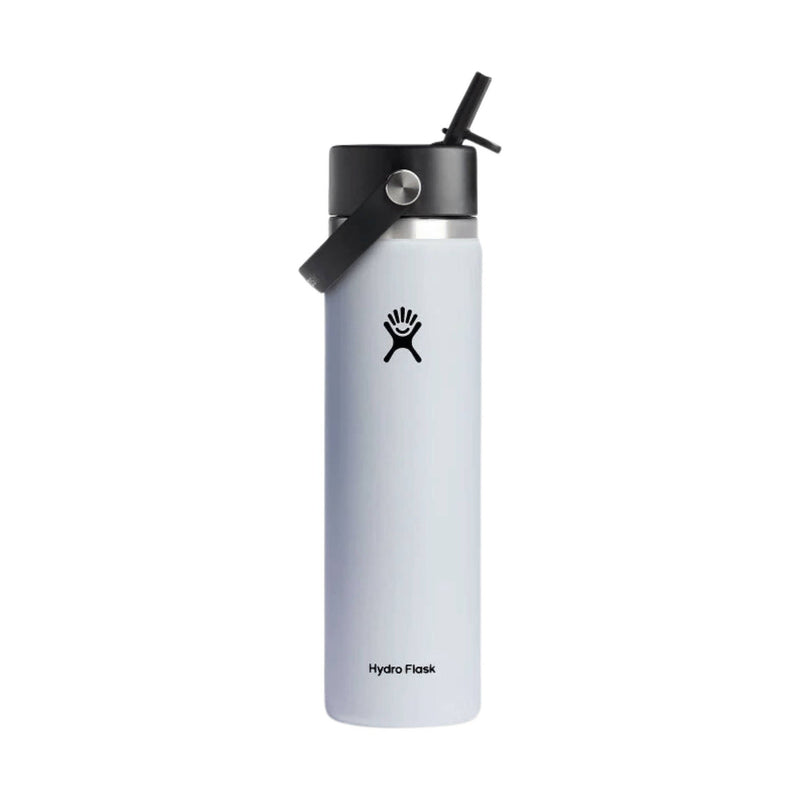 Hydro Flask 24 oz Wide Mouth With Flex Straw Cap - White