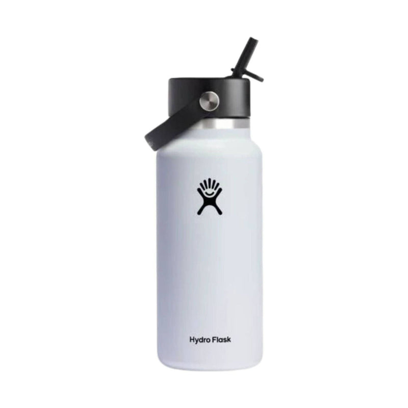 Hydro Flask 32 oz Wide Mouth With Flex Straw Cap - White