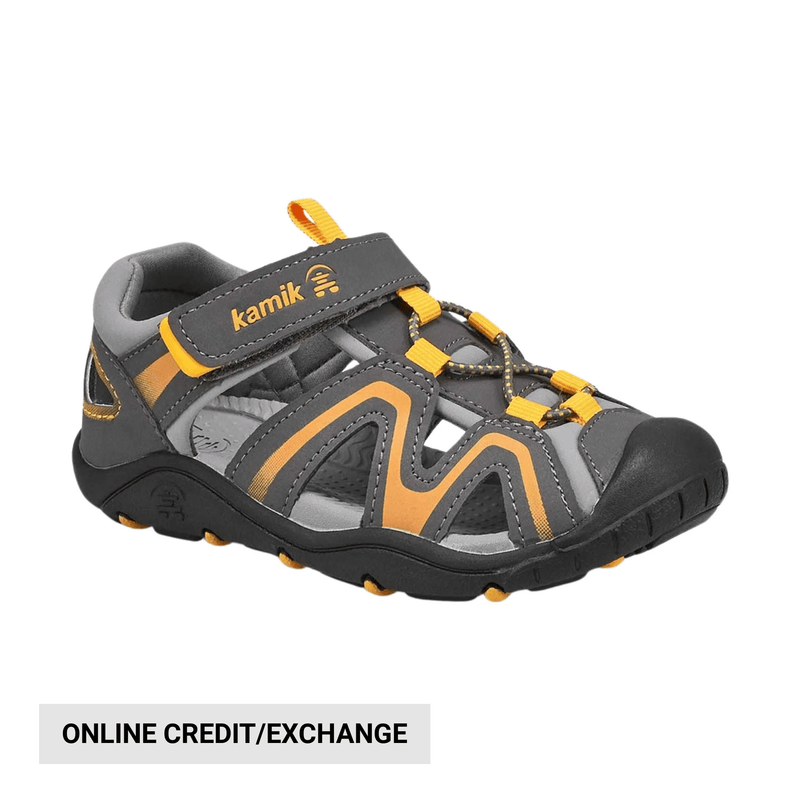 Kamik Kids' Kick Sandals - Grey/Orange
