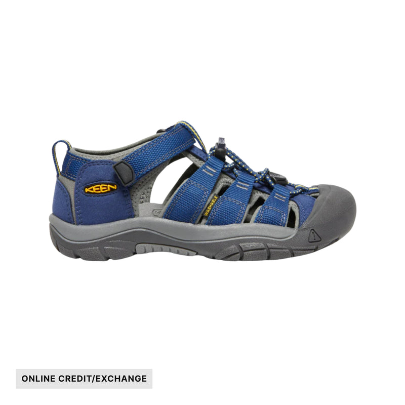 KEEN Big Kids' Newport H2 Sandals - Blue Depths/Gargoyle