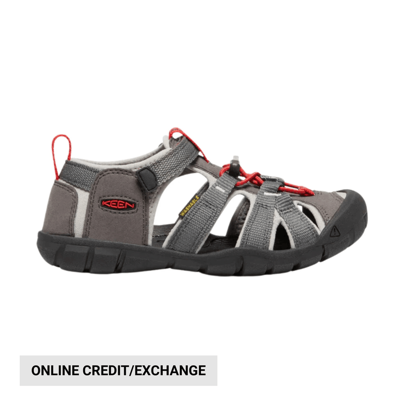 KEEN Big Kids' Seacamp II CNX Sandals - Magnet/Drizzle