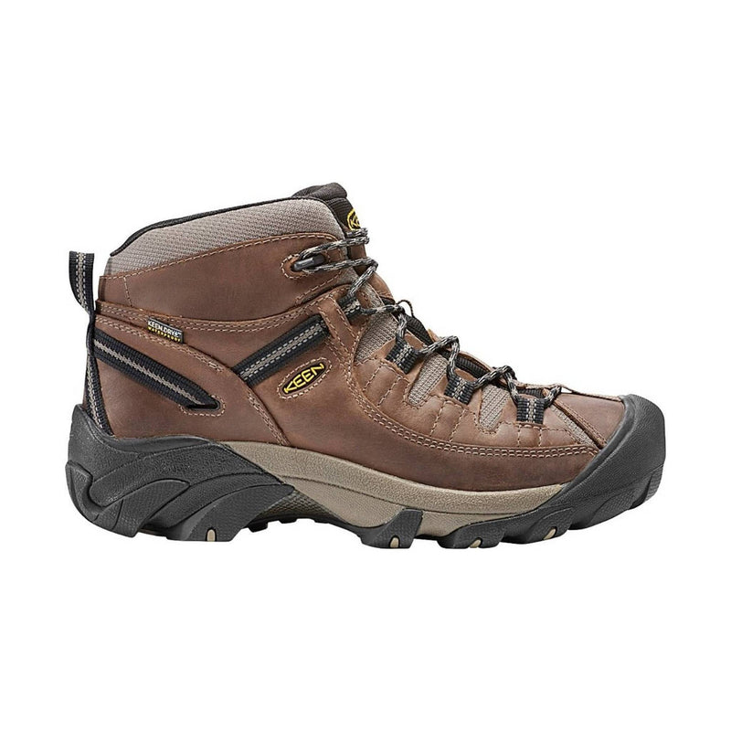 KEEN Men's Targhee II Waterproof Mid Hiking Boots - Shitake/Brindle