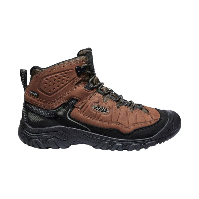 KEEN Men's Targhee IV Waterproof Hiking Boots - Bison/Black