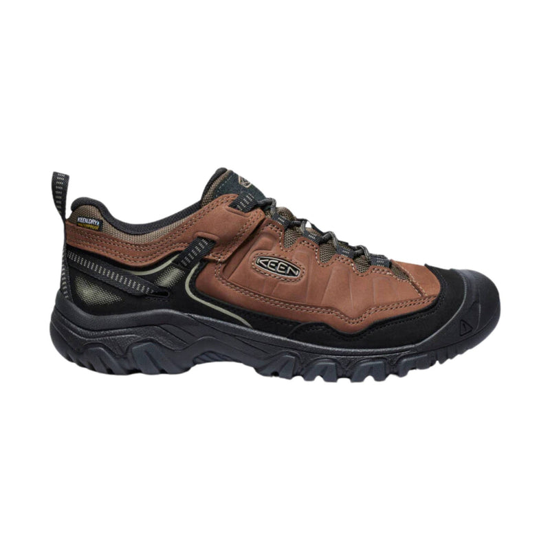 KEEN Men's Targhee IV Waterproof Hiking Shoes - Bison/Black