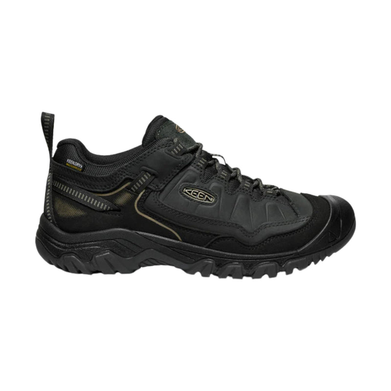 KEEN Men's Targhee IV Waterproof Hiking Shoes - Triple Black