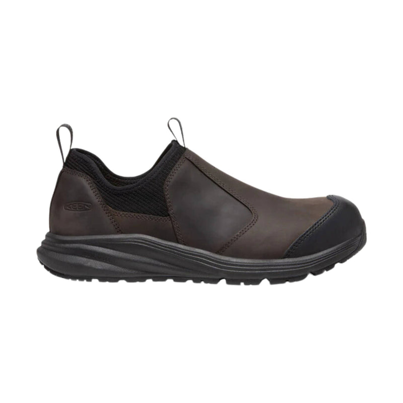KEEN Utility Men's Vista Energy Shift ESD Carbon Fiber Toe Work Shoes - Coffee Bean/Black