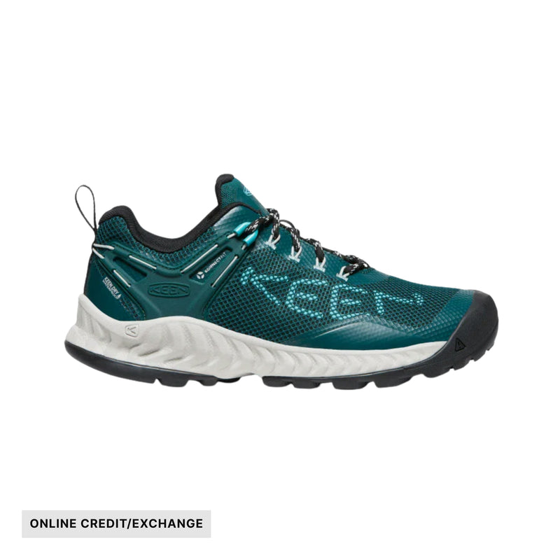KEEN Women's Nxis Evo Waterproof Hiking Shoes - Sea Moss/ Ipanema