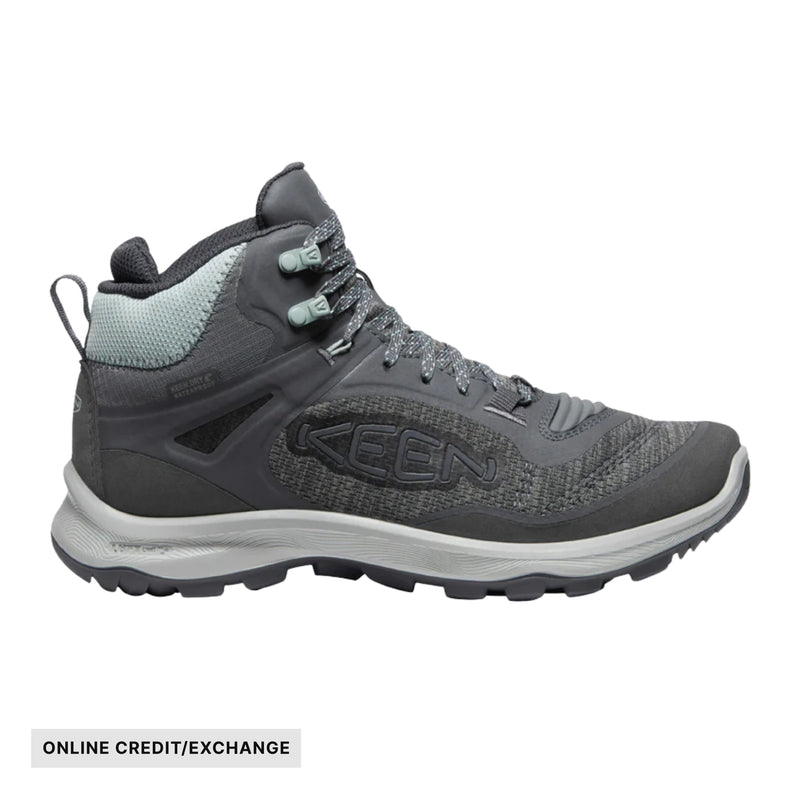 KEEN Women's Terradora Flex Mid Waterproof Hiking Boots - Magnet/Cloud Blue