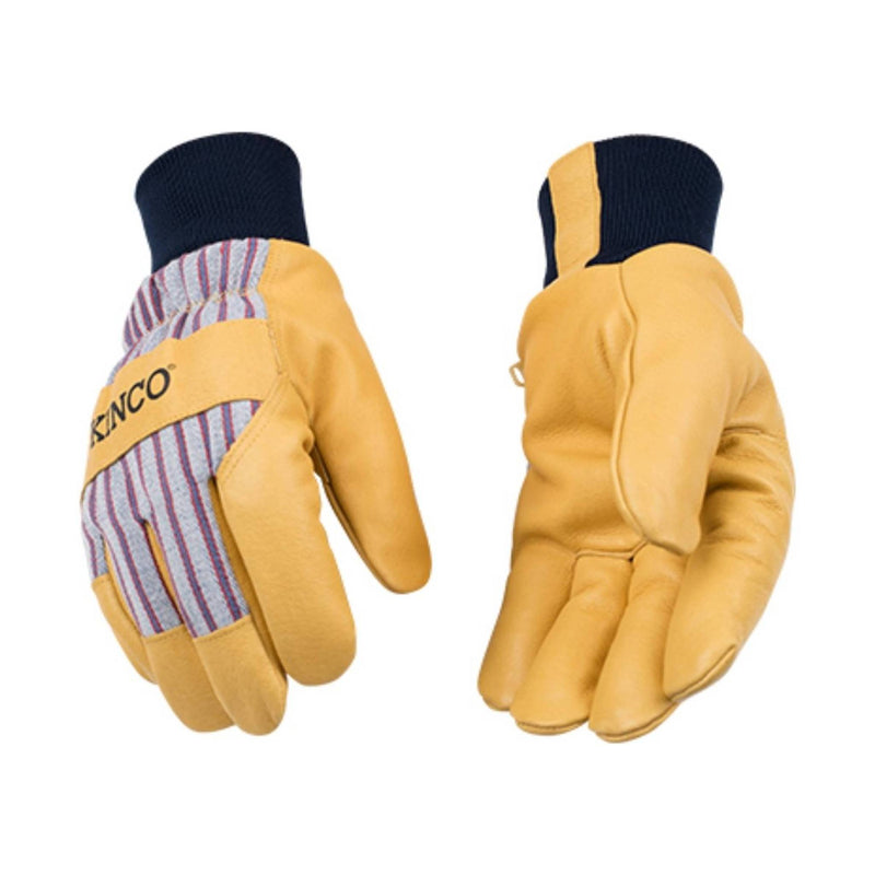 Kinco Women's Lined Pigskin Gloves - Golden
