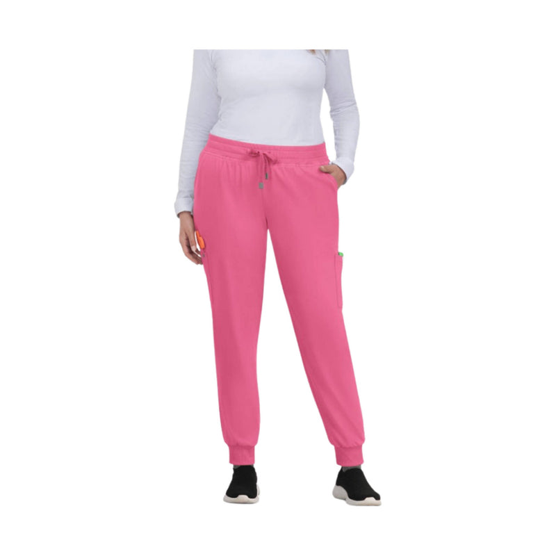 Koi Women's Pulse Scrub Jogger Pant - Carnation