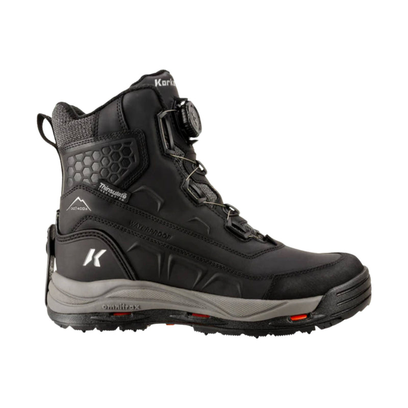 Korkers Men's Snowmageddon Boa Winter Boots - Black