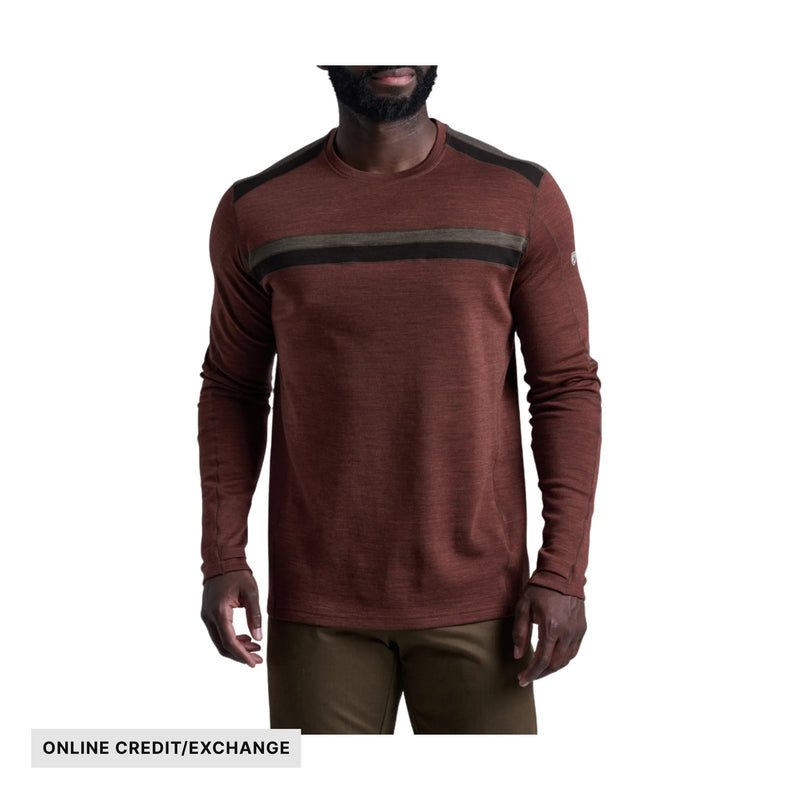 Kuhl Men's Downhill Racr Merino Crew - Rustic Brick