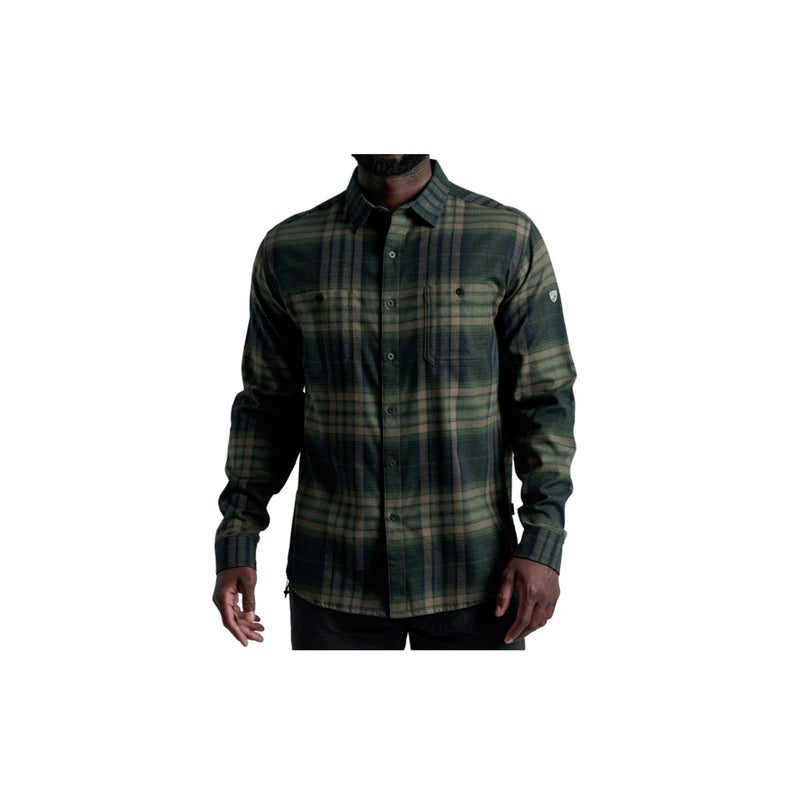 Kuhl Men's Fugitive Flannel Long Sleeve - Dark Forest