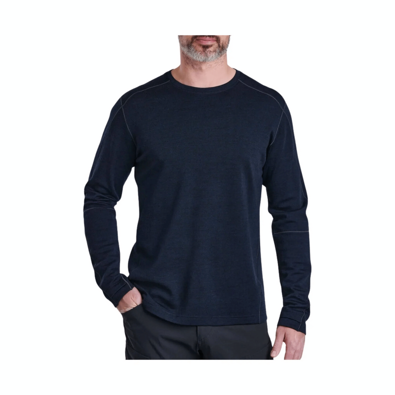 Kuhl Men's Invigoratr Merino Crew - Pirate Blue