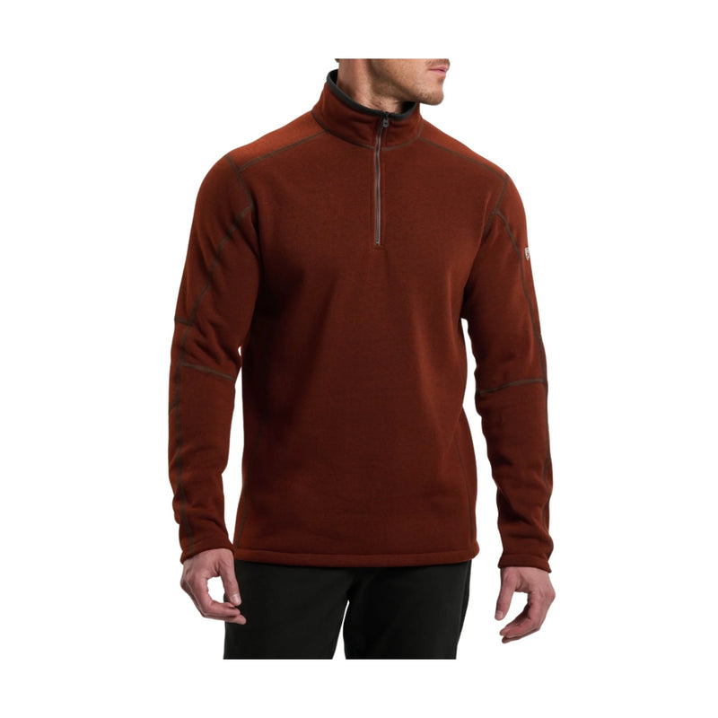 Kuhl Men's Revel Quarter Zip Sweater - Lava