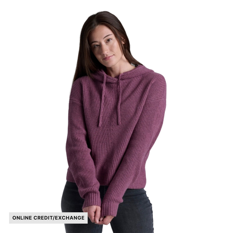 Kuhl Women's Fireside Sweater Hoody - Mauve