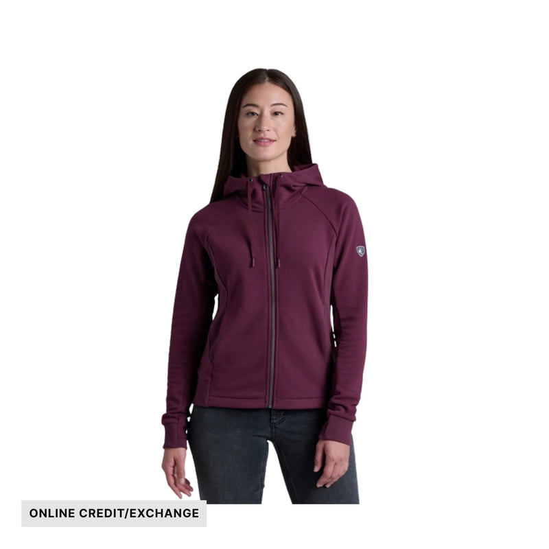 Kuhl Women's Karisma Full Zip Hoody - Winter Berry