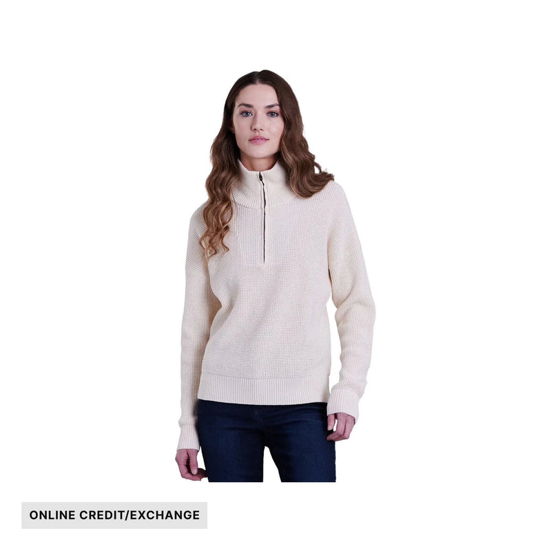 Kuhl Women's Norda Quarter Zip Sweater - Stone