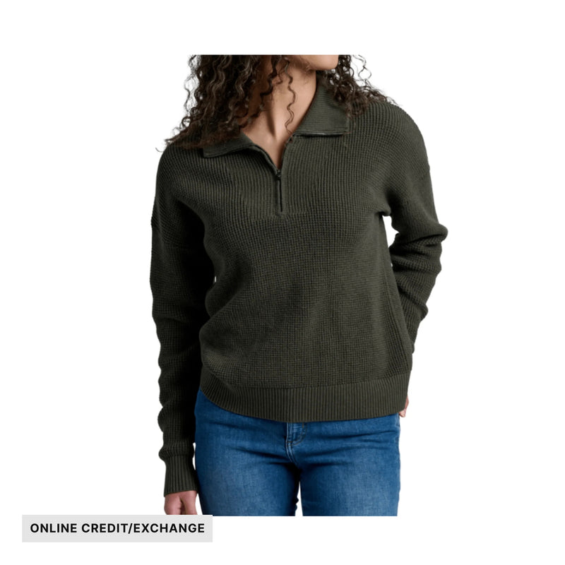 Kuhl Women's Norda Quarter Zip Sweater - Vine