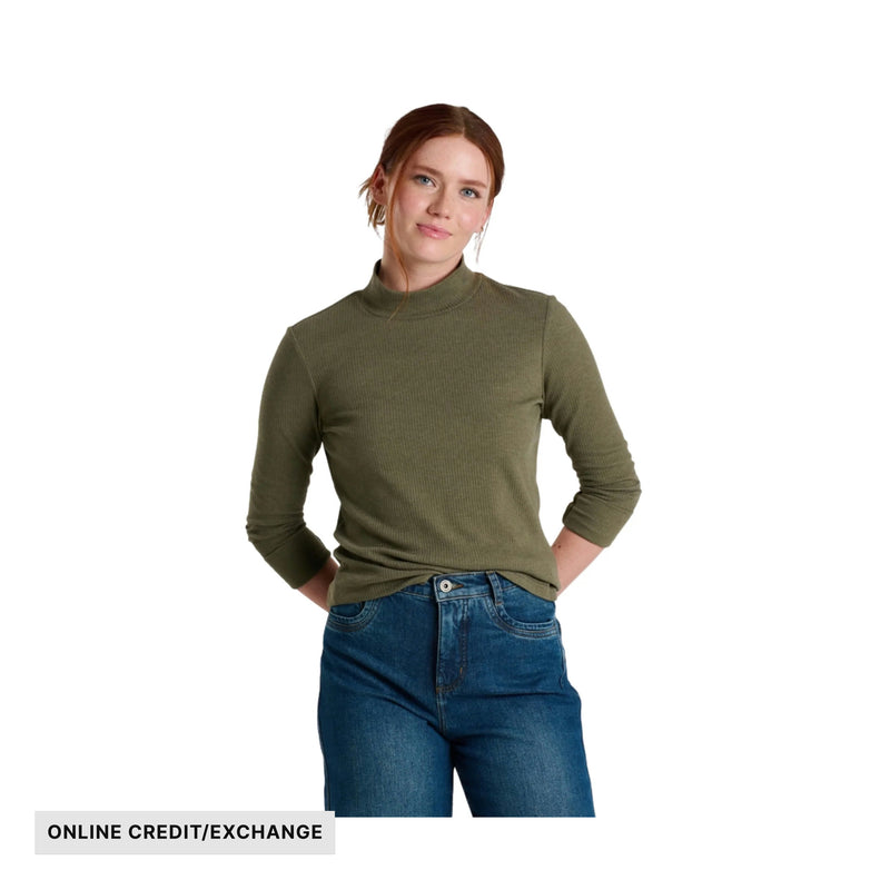 Kuhl Women's Verona Rib Long Sleeve Shirt - Vine