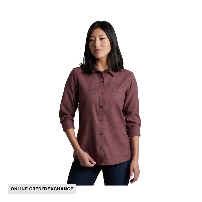 Kuhl Women's Whisper Flannel - Raisin