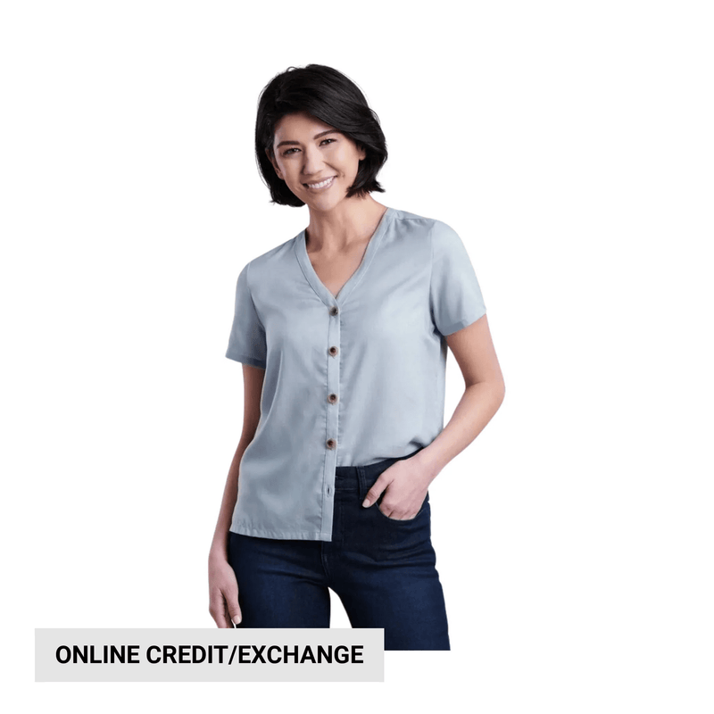 Kuhl Women's Hadley Short Sleeve Top - Mist