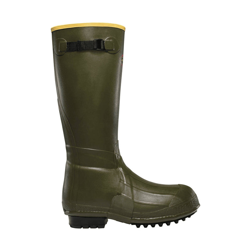 Lacrosse Men's Burly 18 Inch Air Grip Foam Insulated Rain Boots - Green