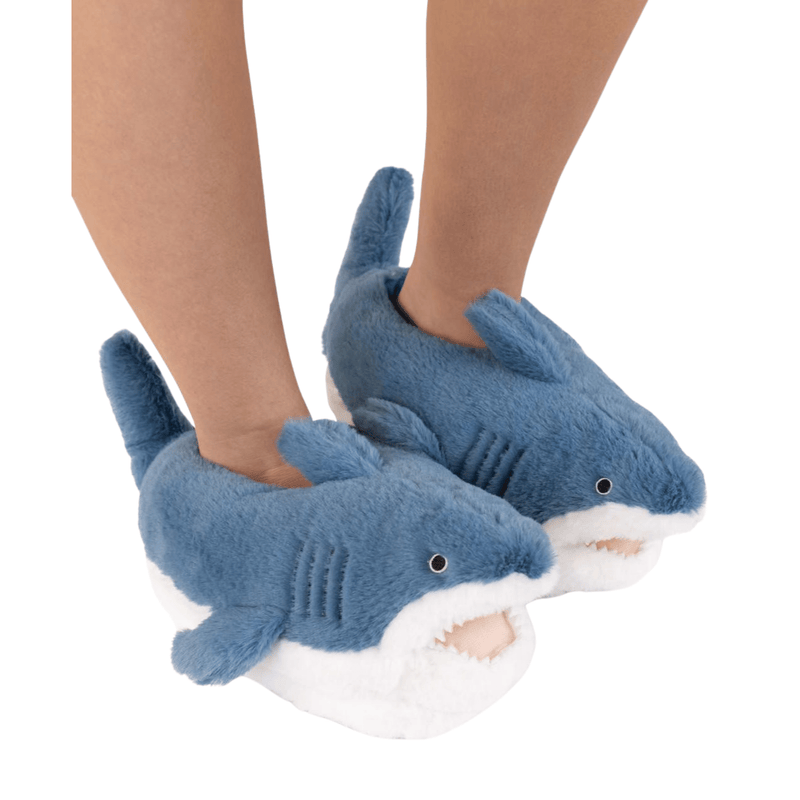 Lazy One Shark Slippers - Blue