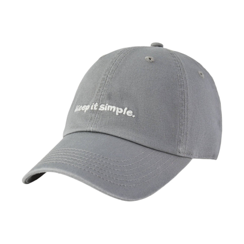 Life Is Good Keep It Simple Chill Cap - Slate Gray