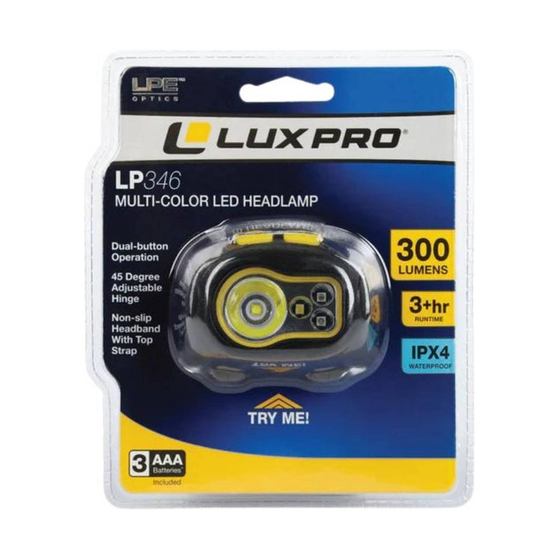 Luxpro LP346 Multi-Color Headlamp