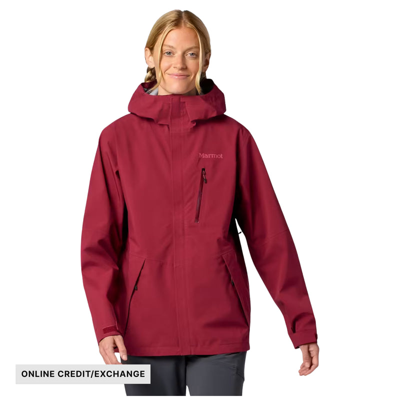 Marmot Women's PreCip Evo Pro Rain Jacket - Cosmos Red