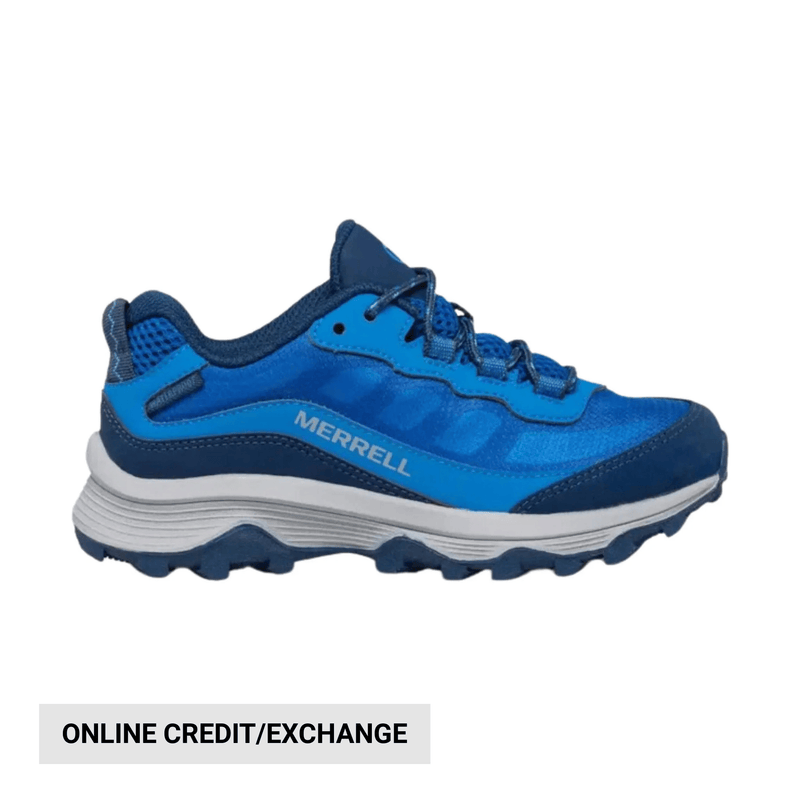 Merrell Kids' Moab Speed Low Waterproof Shoes - Blue