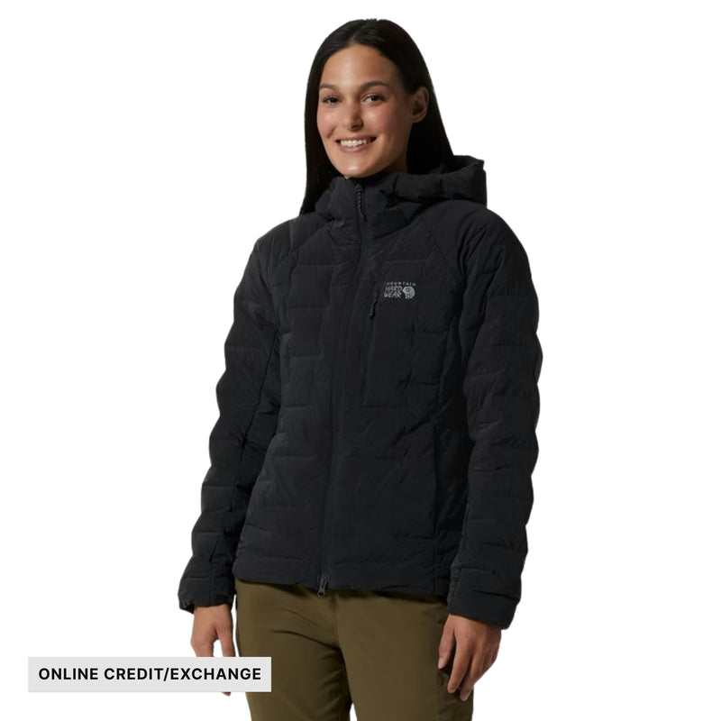 Mountain Hardware Women's Stretchdown Hoody - Dark Storm Heather