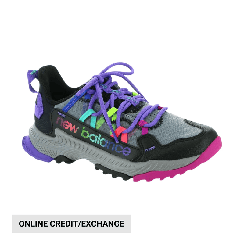New Balance Big Kids' Shando Trail Running Shoes - Black/Multi Colored