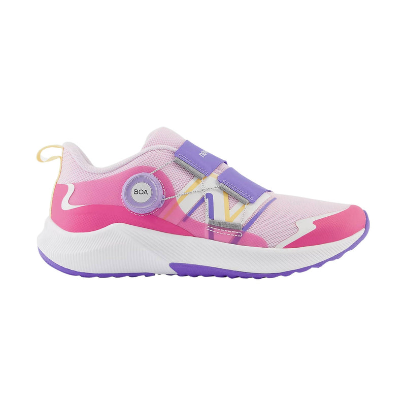 New Balance Kids' DynaSoft Reveal v4 BOA Shoes - Light Raspberry With Hi-pink and Electric Indigo