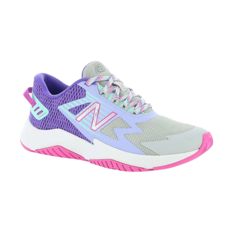 New Balance Kids' Ravv1 Shoe - Light Aluminum/Mirage Violet