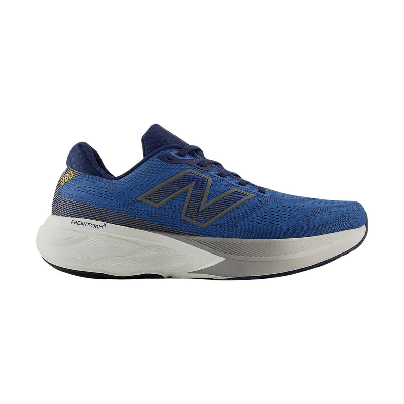 New Balance Men's Fresh Foam X 880v15 Running Shoes - Sea Stone With NB Navy and Marmalade