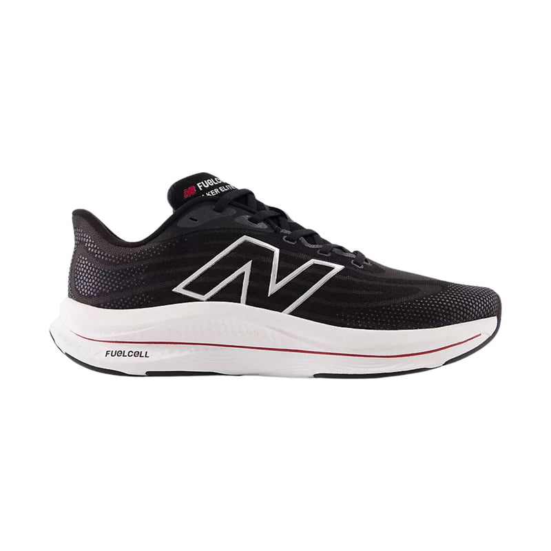 New Balance Men's FuelCell Walker Elite Shoes - Black with Team Red and Silver