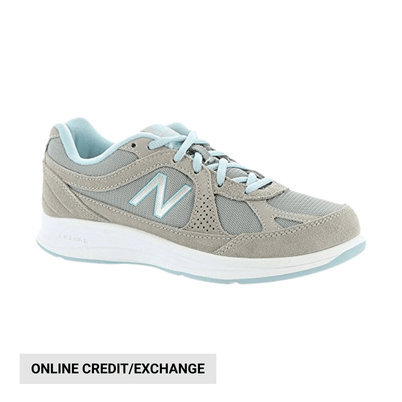 New Balance Women's 877V1 Walking Shoes - Silver/Blue